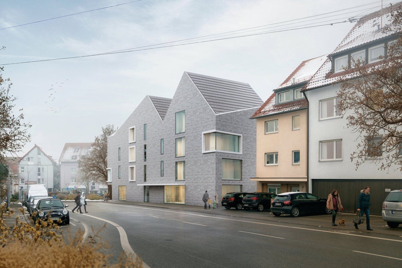 Wohn- und Geschäftshaus Rembrandtstraße, Visualisierung